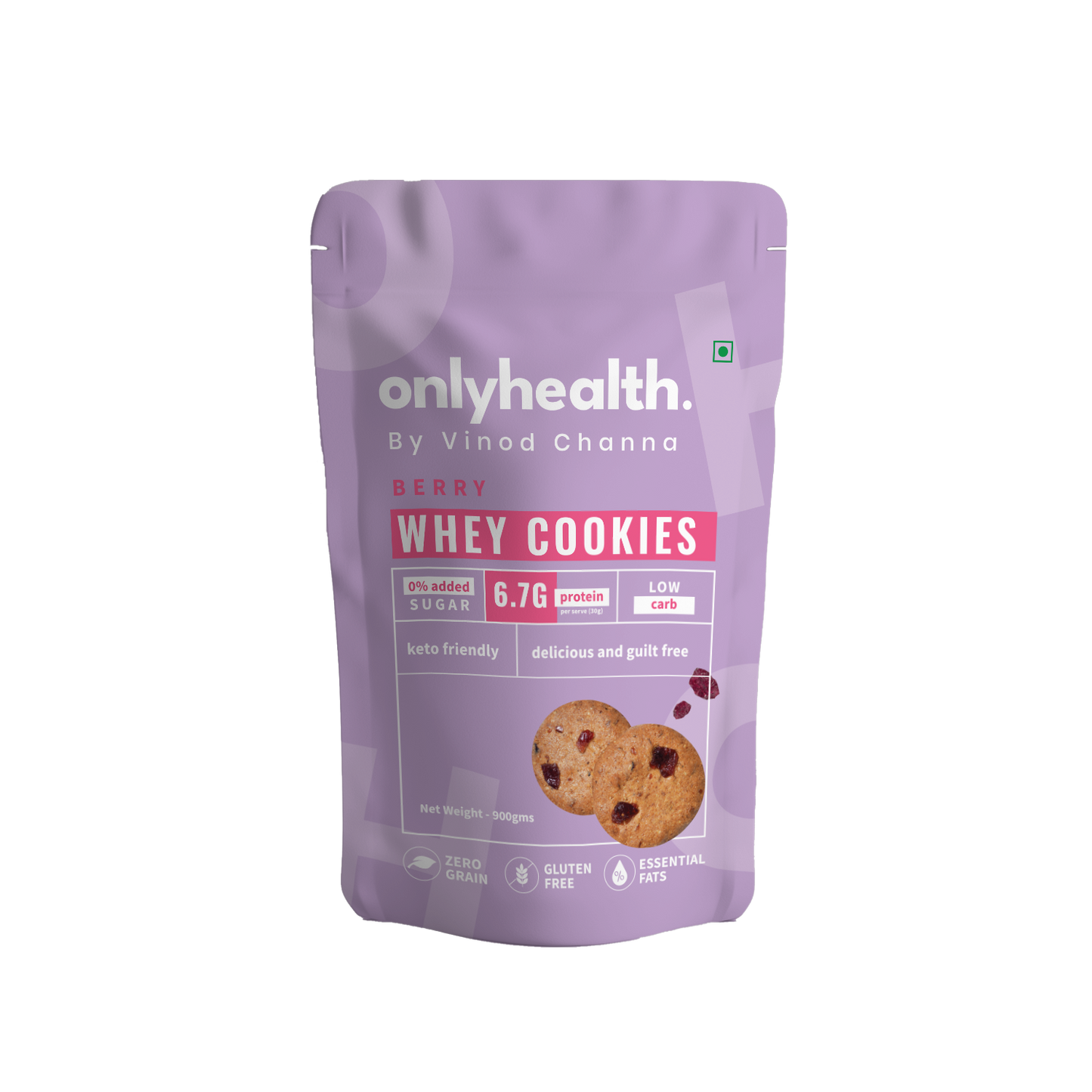 Berry Whey Cookies