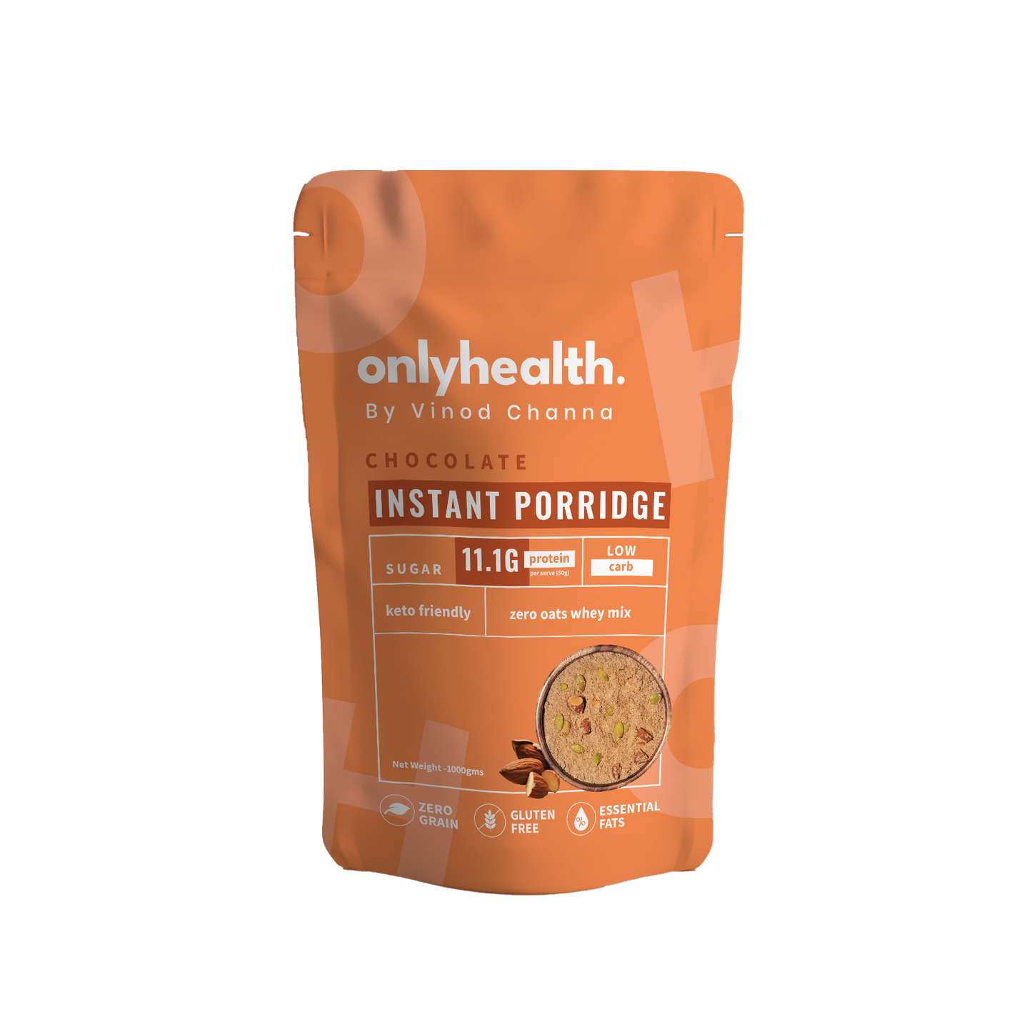 Chocolate Instant Porridge OnlyHealth By Vinod Channa